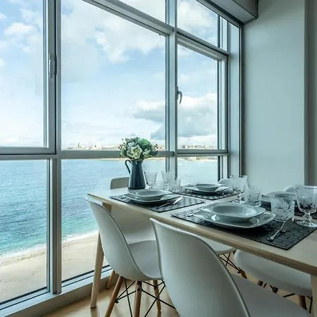 アパート Vivienda Con Increibles Vistas A La Playa De Riazor