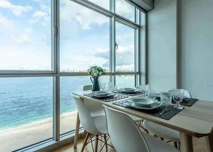 Apartament Vivienda Con Increibles Vistas A La Playa De Riazor