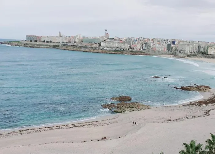 Apartament Vivienda Con Increibles Vistas A La Playa De Riazor